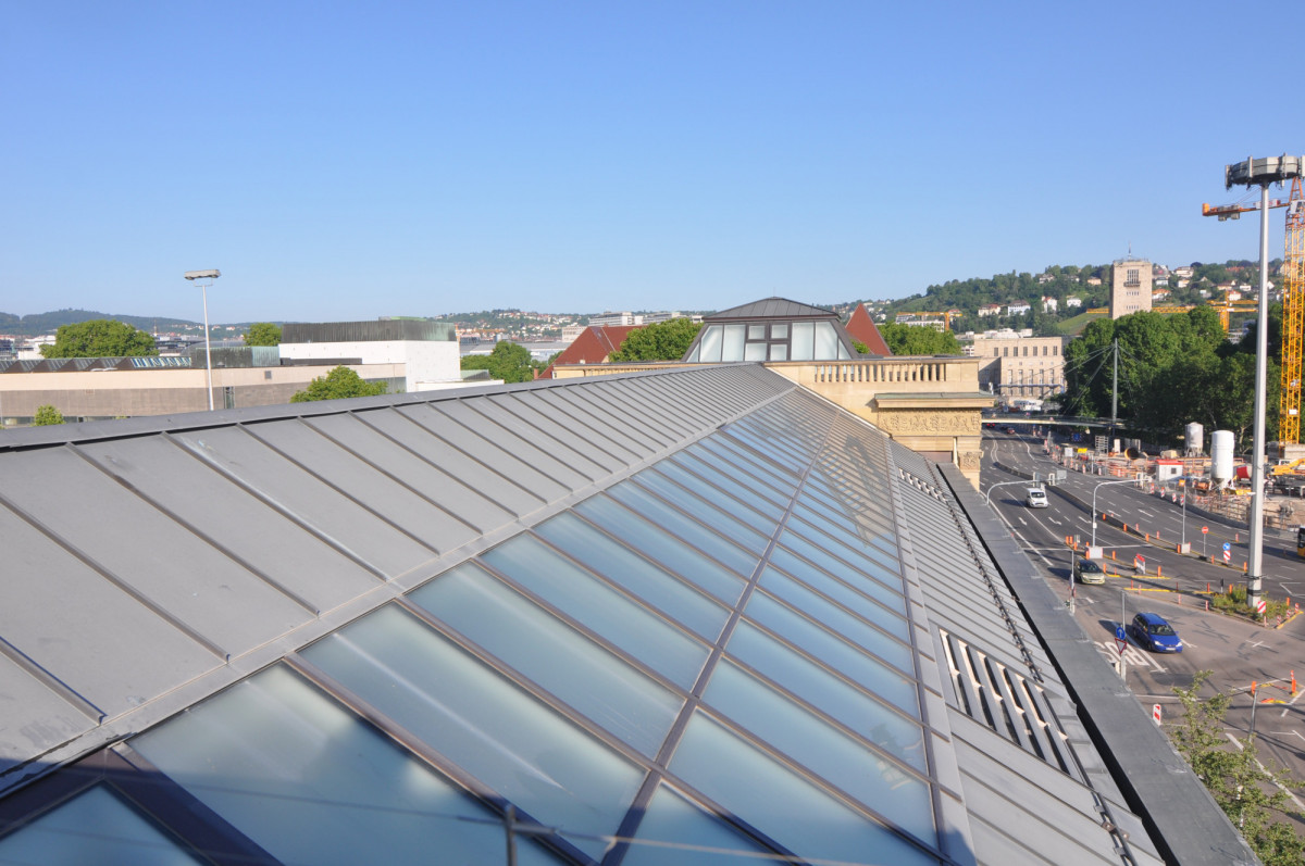 Komplettsanierung der Glasdächer Alte Staatsgalerie in Stuttgart